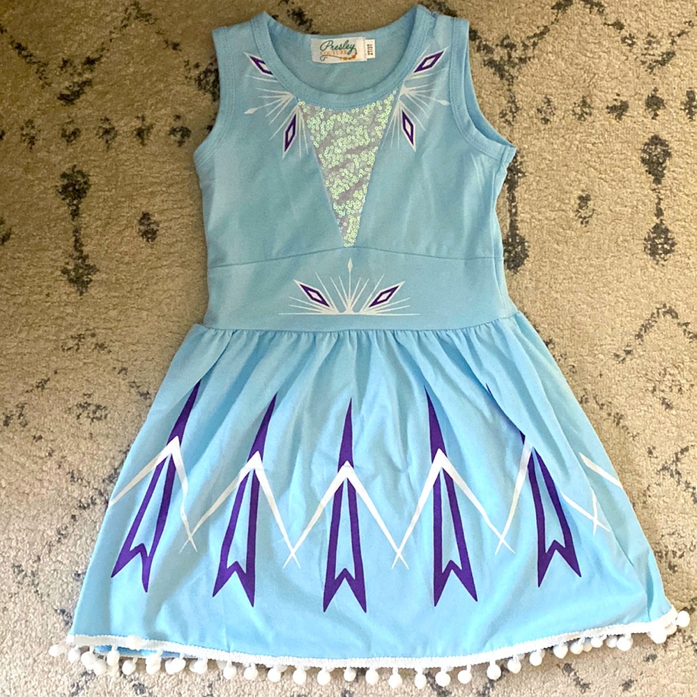 Presley Couture 2T/3T Elsa dress